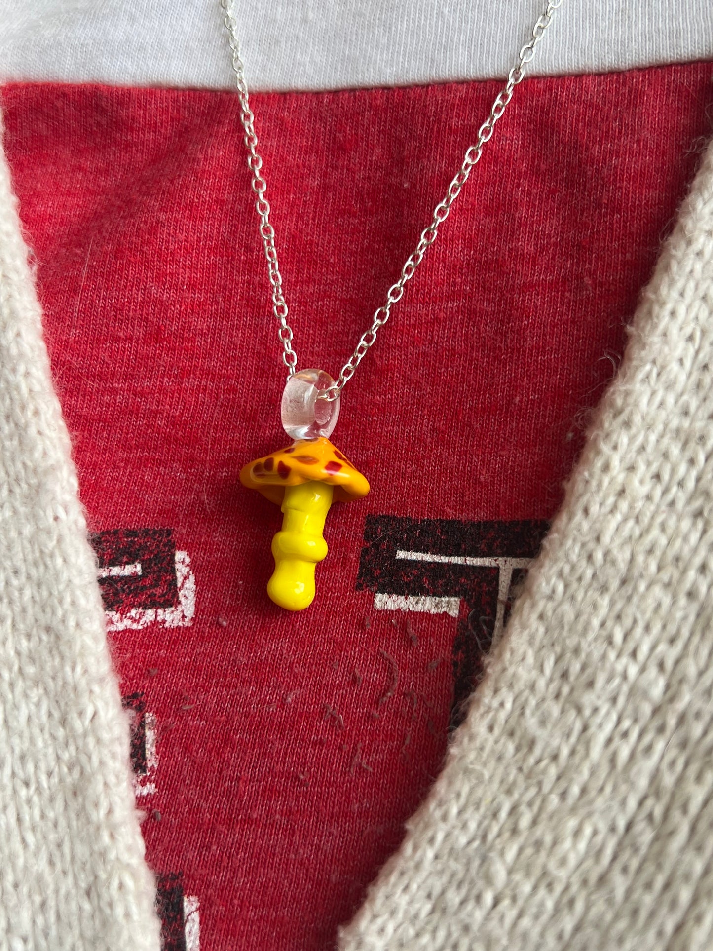 Mushroom Necklace