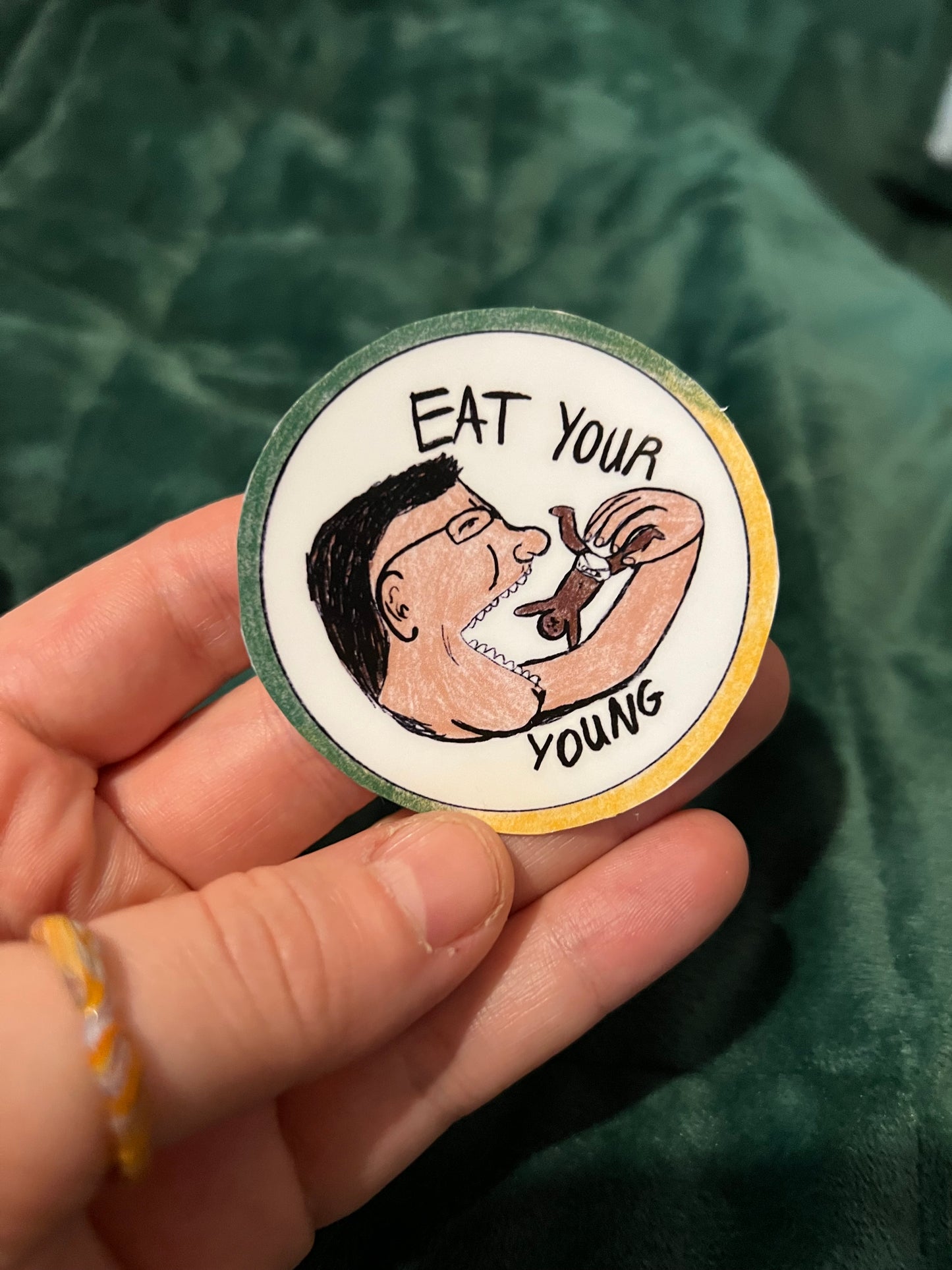 Eat Your Young Sticker