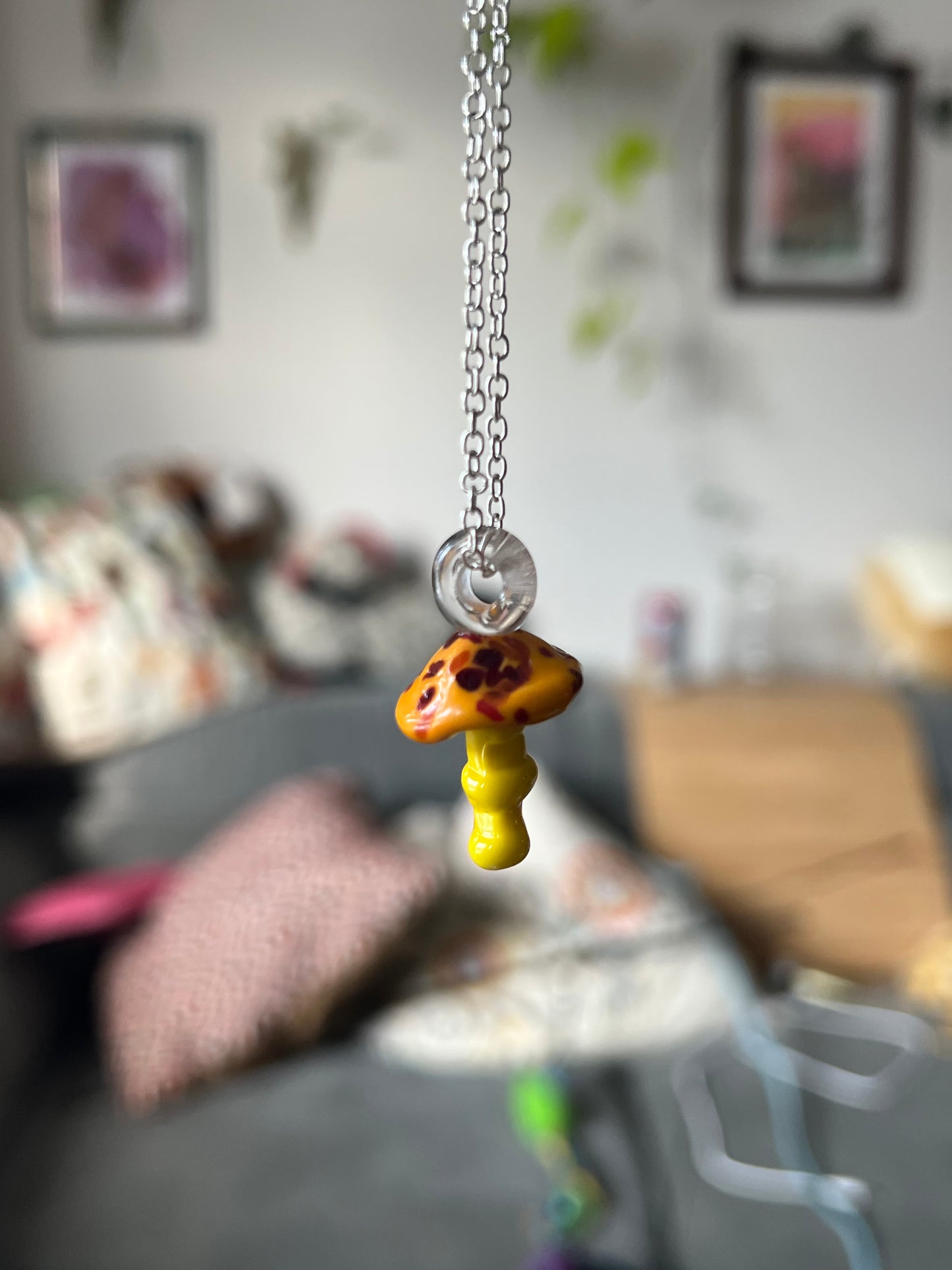 Mushroom Necklace