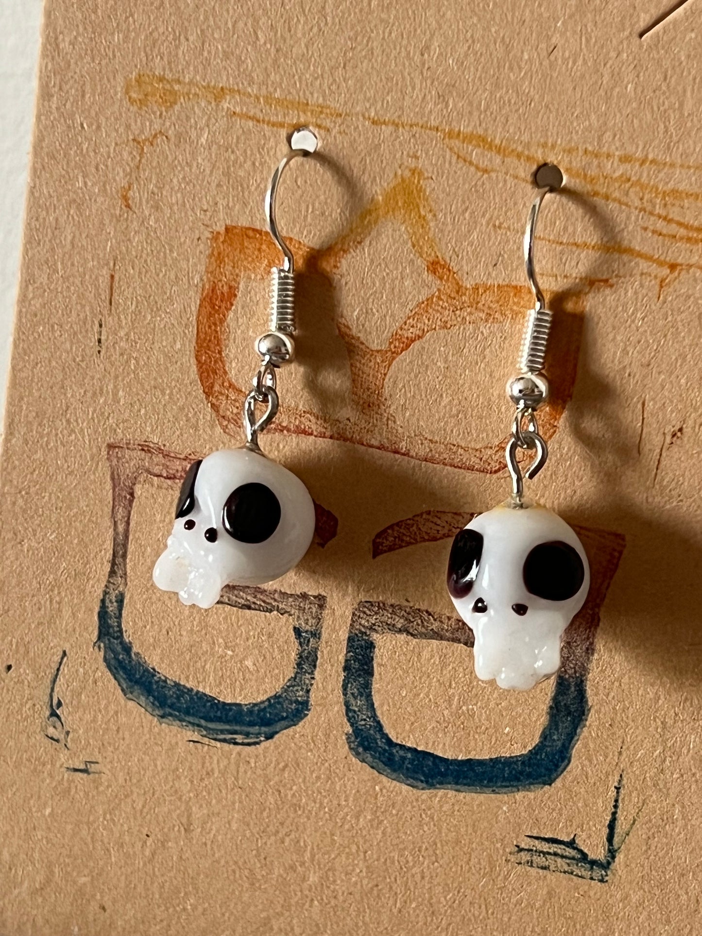 Skull earrings