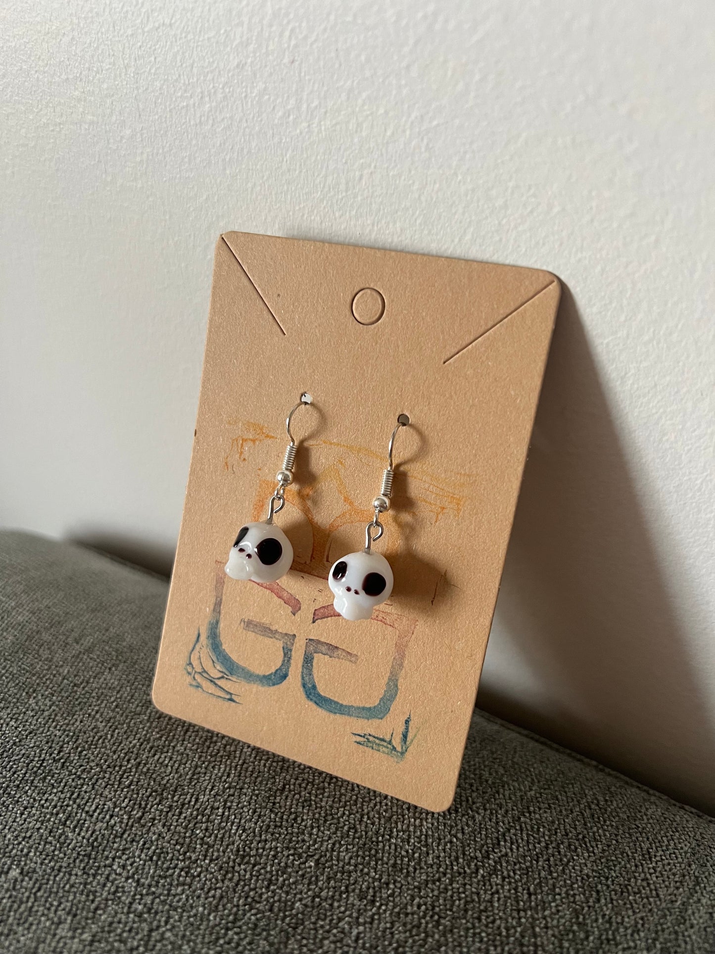 Skull earrings