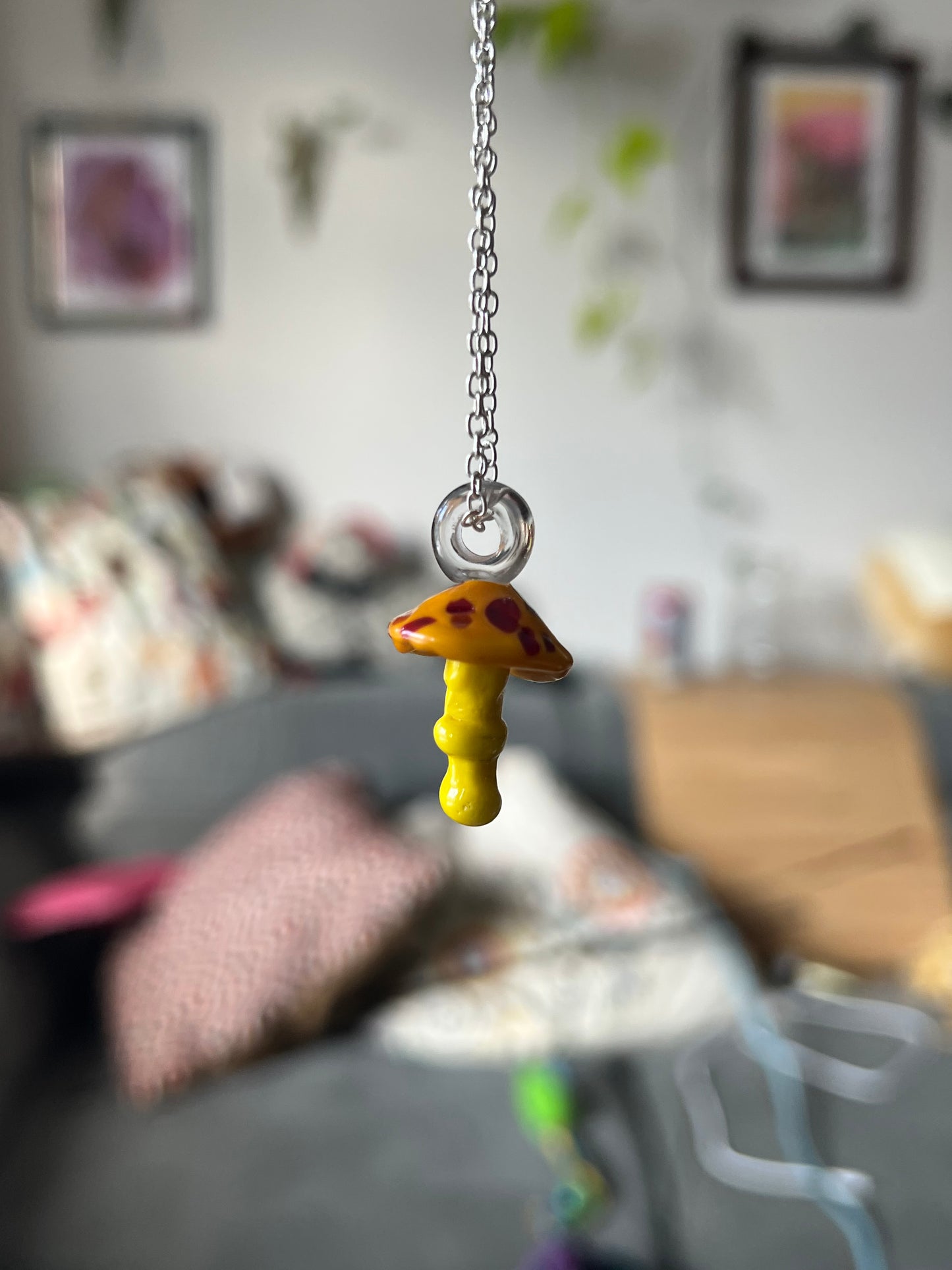 Mushroom Necklace