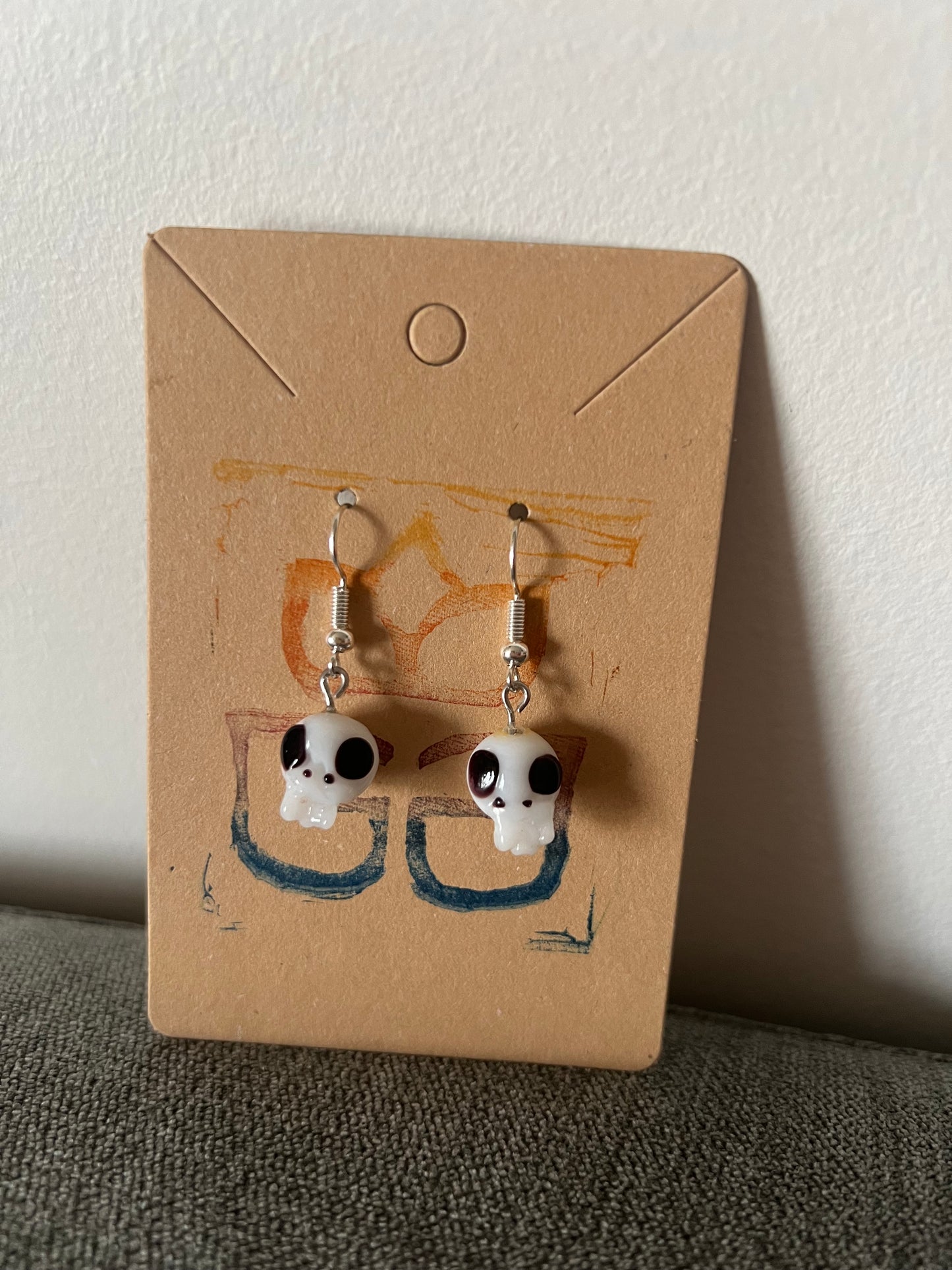 Skull earrings