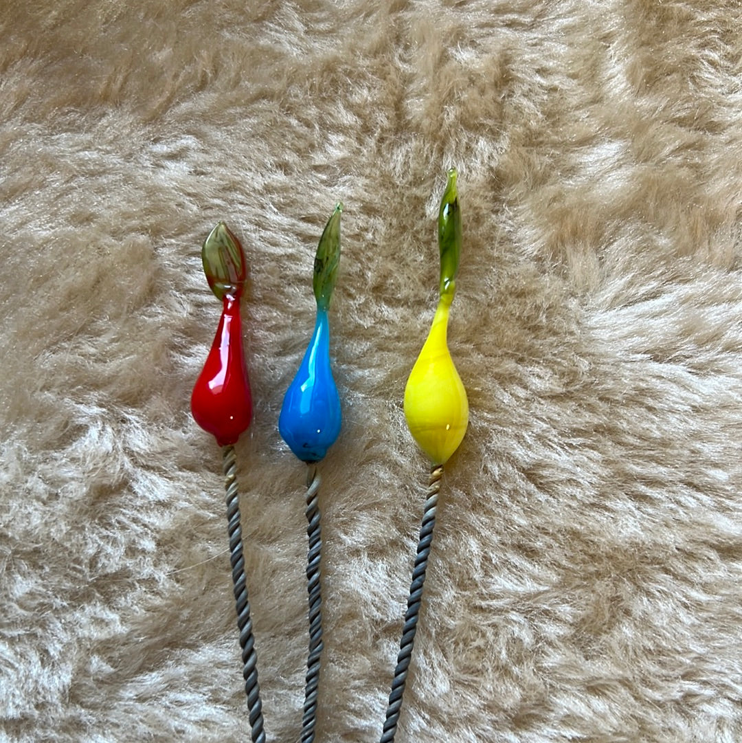 Long Lampwork Plant Stake