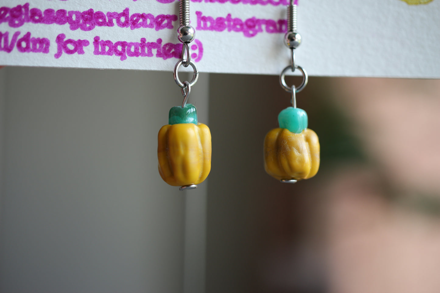 Pumpkin Earrings