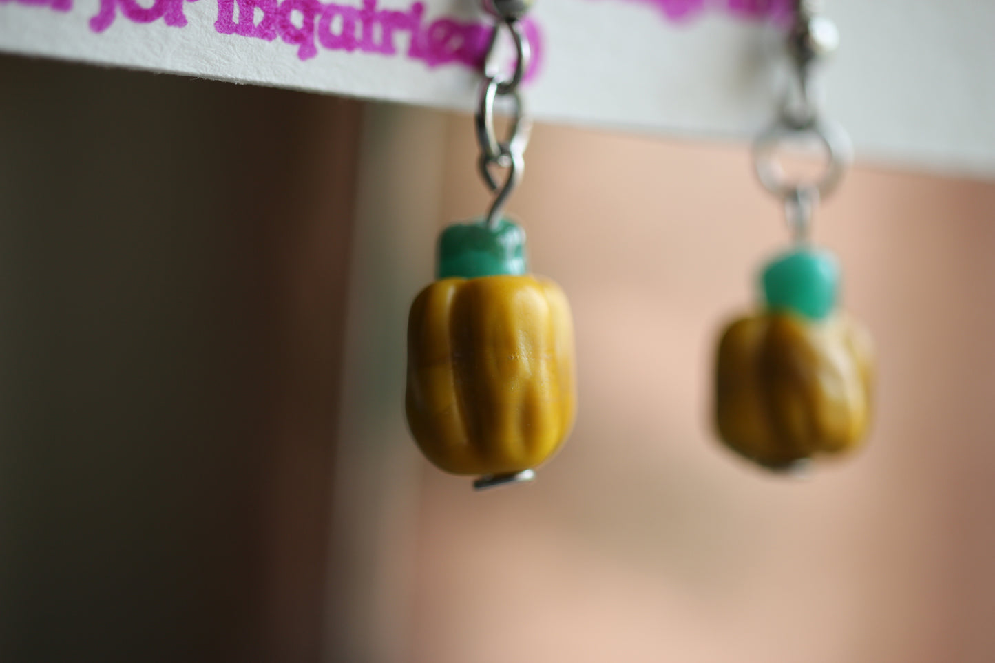 Pumpkin Earrings