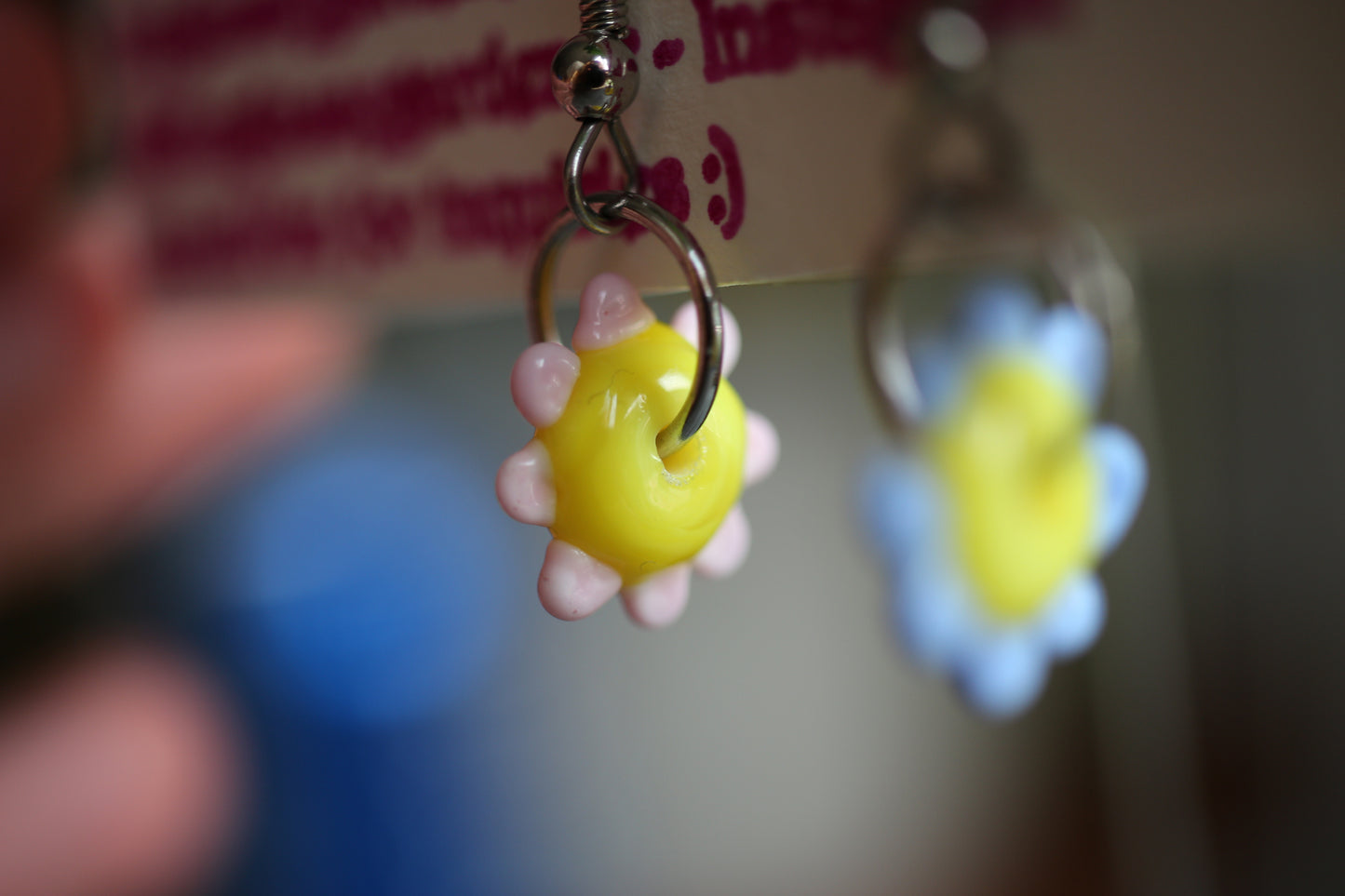 Flower Spinner Earrings