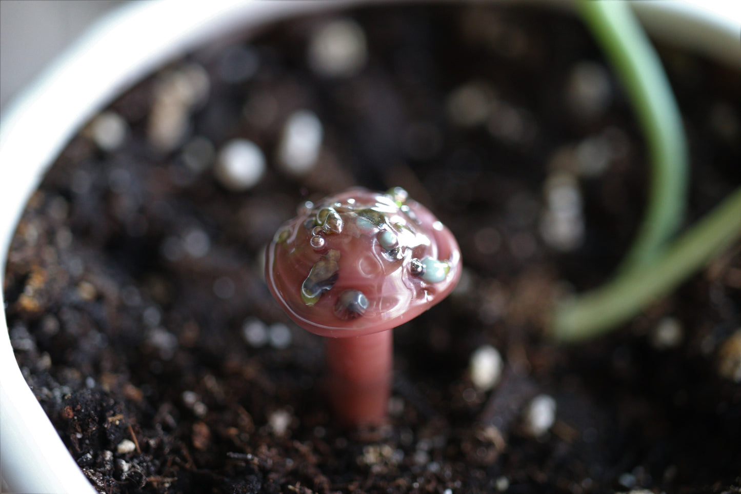 Mushroom short plant stake