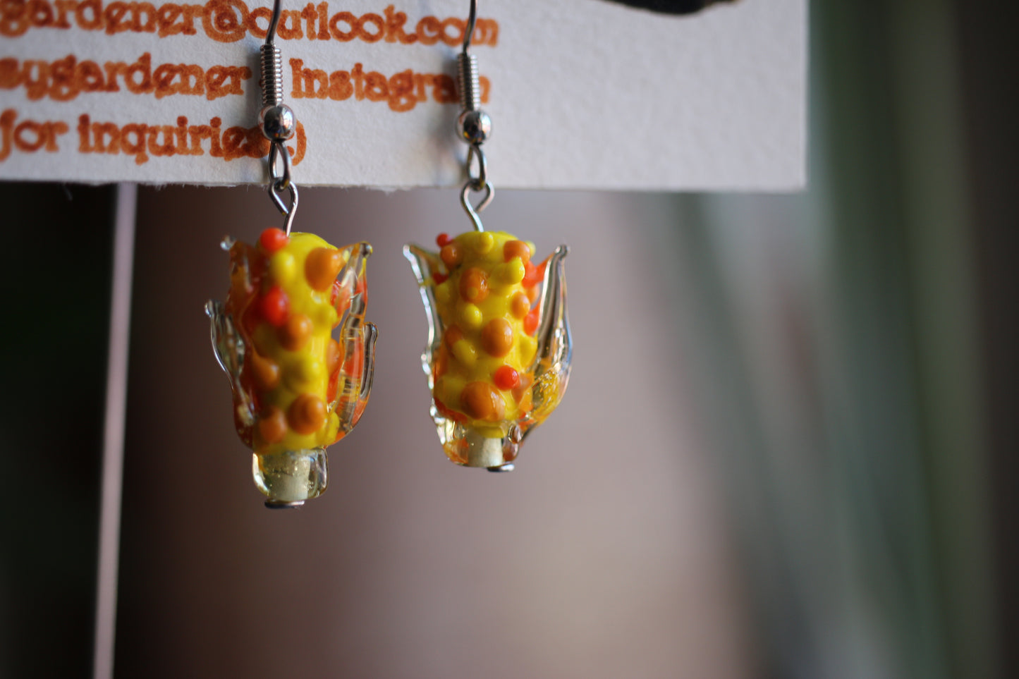 Corn Earrings