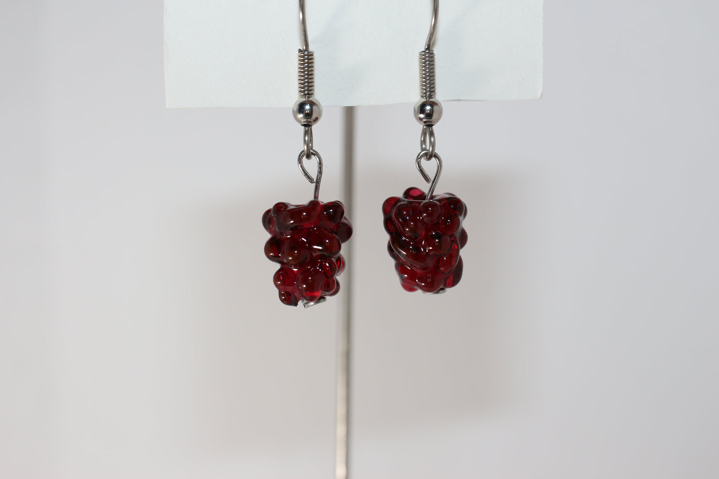 Raspberry Earrings