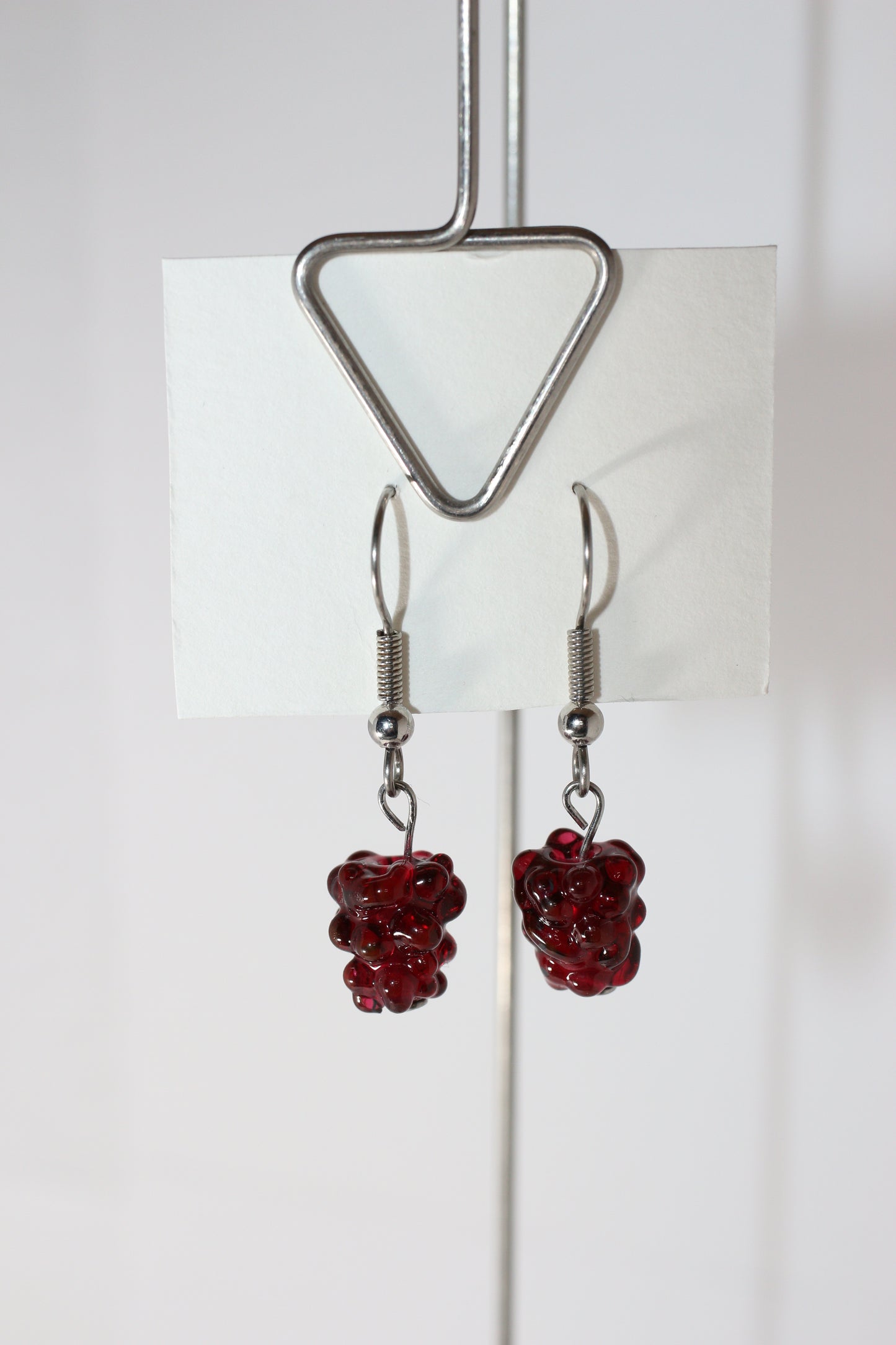 Raspberry Earrings